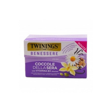 TWININGS BENESSERE COCCOLE SERA 18PZ