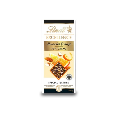 TAVOLETTA LINDT EXCELLENCE AMANDES ORANG